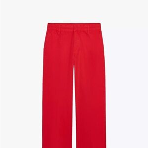 Zara Bold Red Women's Chinos